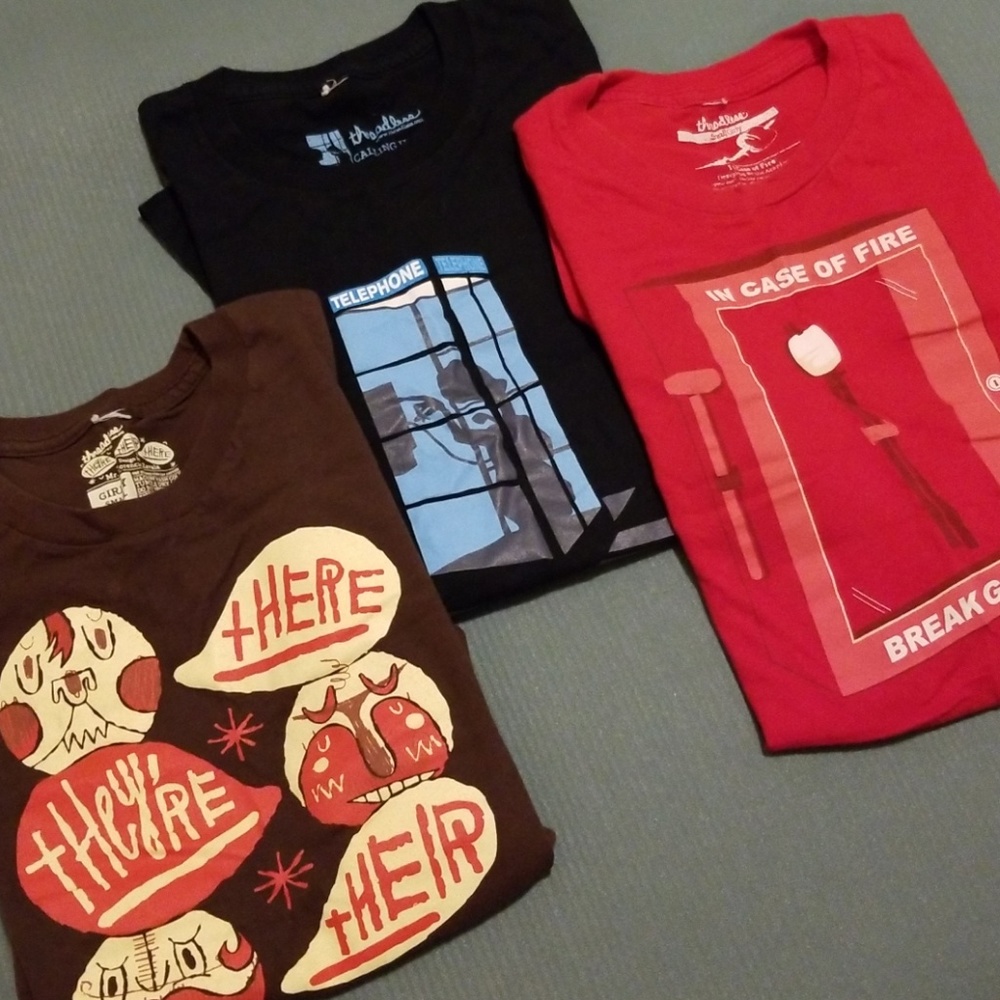 Threadless graphic tees tshirts